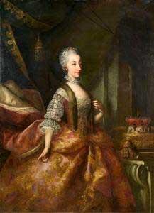 Johann Gottfried Auerbach Archduchess Maria Amalia of Austria